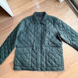 Untuckit Wynnwood Men’s Quilted Green Jacket - XXL
